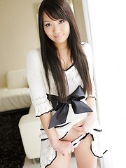Chihiro Nitta getting naked - Erotic and nude pussy pics at GirlSoftcore.com