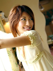 Yu Santome cute teen model has a nice form to show off
