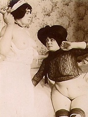 Sexy ladies from the twenties love showing it all - Erotic and nude pussy pics at GirlSoftcore.com