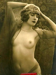 Vintage babes enjoy posing naked in the twenties - Erotic and nude pussy pics at GirlSoftcore.com