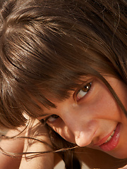 Beautiful teen honey stripping sexy black panties and posing absolutely naked on the beach. - Erotic and nude pussy pics at GirlSoftcore.com