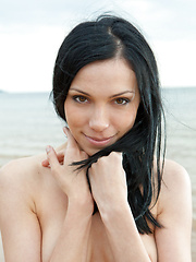 Lily loves outdoor photo shoots, especially on sandy seashores, savoring the cool, balmy wind that makes her breasts erect and stiff, and the cool, frothy water on her skin. - Erotic and nude pussy pics at GirlSoftcore.com