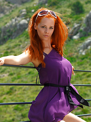 While the overlooking verdant mountainous background brings out the fairness in Ariel porcelain skin, her intensely erotic poses and seductive strip tease makes Lautus a fiery hot series. - Erotic and nude pussy pics at GirlSoftcore.com