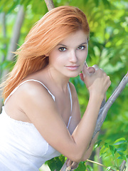 Very sexy redhead girl Viola - Erotic and nude pussy pics at GirlSoftcore.com