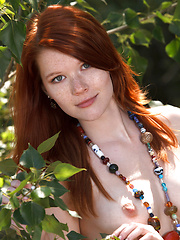 Wonderful redhead teenie Mia Sollis - Erotic and nude pussy pics at GirlSoftcore.com