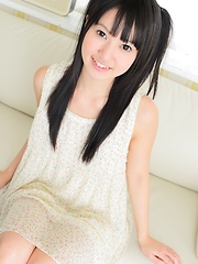 Sexy asian teen Kotomi Asakura flashes her pussy - Erotic and nude pussy pics at GirlSoftcore.com