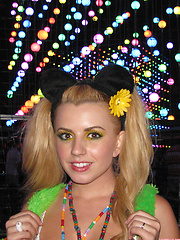 Lexi Belle collected these photos while partying in costume - Erotic and nude pussy pics at GirlSoftcore.com
