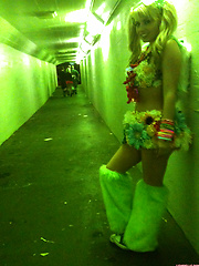 Lexi Belle collected these photos while partying in costume - Erotic and nude pussy pics at GirlSoftcore.com