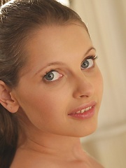 Liona Levi posing before mirror - Erotic and nude pussy pics at GirlSoftcore.com