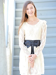Claire in her Sunday Clothes - Erotic and nude pussy pics at GirlSoftcore.com