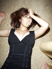 Neo Asian shows her lustful curves with and without clothes on - Erotic and nude pussy pics at GirlSoftcore.com