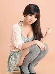 Mayuka Kuroda Asian in long socks and cute dress has big boobs - Erotic and nude pussy pics at GirlSoftcore.com