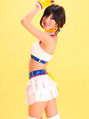 Mana Mizuno Asian is such hot cupcake in latex outfit and boots - Erotic and nude pussy pics at GirlSoftcore.com