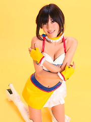 Mana Mizuno Asian is such hot cupcake in latex outfit and boots - Erotic and nude pussy pics at GirlSoftcore.com