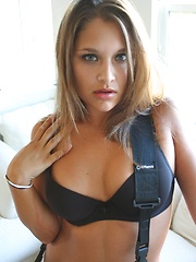 Lili shows off her tight round ass in a black gstring - Erotic and nude pussy pics at GirlSoftcore.com