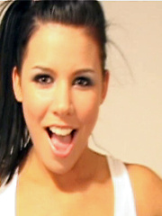 The delicious teen Destiny Moody gets happy stripping to the oldies - Erotic and nude pussy pics at GirlSoftcore.com