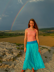 Beauty of the rainbow - Erotic and nude pussy pics at GirlSoftcore.com