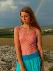 Beauty of the rainbow - Erotic and nude pussy pics at GirlSoftcore.com