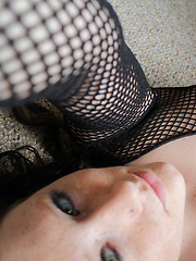 Sexy Black Mesh - Erotic and nude pussy pics at GirlSoftcore.com