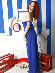 If you are into sensual teas and strip shows, this flawless redhead honey will give you the show of your life. - Erotic and nude pussy pics at GirlSoftcore.com