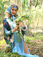 For the lovers of teen babes we preset you this sensual softcore image set with a flawless blonde cutie in the woods. - Erotic and nude pussy pics at GirlSoftcore.com
