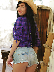 Saddle up boys! Cowgirl Catie Minx is looking for something big to ride tonight! - Erotic and nude pussy pics at GirlSoftcore.com