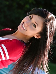 Naughty Catie Minx goes back to school as a sorority sweetheart on the prowl - Erotic and nude pussy pics at GirlSoftcore.com