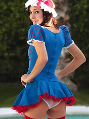 A little cosplay Catie Minx style as Catie does a turn as Raggedy Ann with see through panties - Erotic and nude pussy pics at GirlSoftcore.com