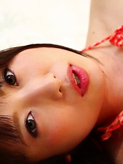 Ayame was trying to be a decent Japanese girl, but her body was worked up to a simmer. I pulled out the thermometer and she slid it into her tight pussy lips. - Erotic and nude pussy pics at GirlSoftcore.com