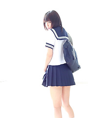 Minami looks like a pretty soldier manga girl waiting to join Sailor Moon. You know that anime? The team of schoolgirls who jump and flash their panties! - Erotic and nude pussy pics at GirlSoftcore.com