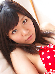 Ayana Tanigaki Asian shows pussy and ass in red panty under dress - Erotic and nude pussy pics at GirlSoftcore.com