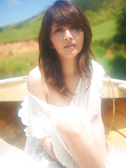 Neo Asian babe in short skirt loves playing in dangerous places - Erotic and nude pussy pics at GirlSoftcore.com