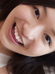 Mayumi Yamanaka Asian with big hooters smiles and is very playful - Erotic and nude pussy pics at GirlSoftcore.com