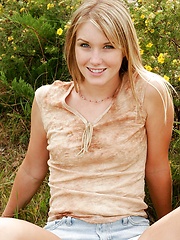 Naked schoolgirl Jewel visits Farmville - Erotic and nude pussy pics at GirlSoftcore.com