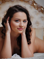 Ardelia A may look sweet and adorable but this cutie can lure you into lusty desires as she poses seductively all over the bed. - Erotic and nude pussy pics at GirlSoftcore.com