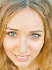 She gladly shows off her breasts when there is only the camera and you to see all her female beauty - Erotic and nude pussy pics at GirlSoftcore.com