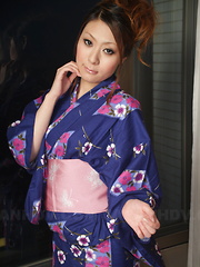 Alluring Yuka Kurosawa strips and teases good - Erotic and nude pussy pics at GirlSoftcore.com