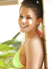 If you like your girls young and cute you'll love the adorable Destiny Moody with her Pebbles do - Erotic and nude pussy pics at GirlSoftcore.com