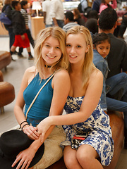 Arya and Bailey as Mall Rats - Erotic and nude pussy pics at GirlSoftcore.com