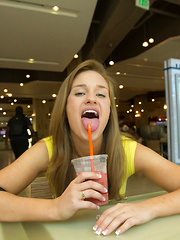 April Brookes In Mall Creeps - Erotic and nude pussy pics at GirlSoftcore.com