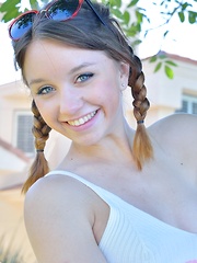 That Girl In Pigtails - Erotic and nude pussy pics at GirlSoftcore.com