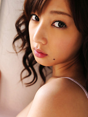 Natsuki Ikeda Asian with big hooters looks so sexy on lingerie - Erotic and nude pussy pics at GirlSoftcore.com