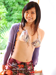 Konomi Yoshikawa Asian smiles being proud of her lustful curves - Erotic and nude pussy pics at GirlSoftcore.com